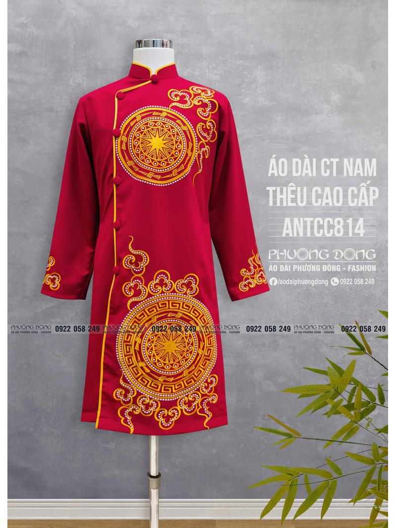 Áo Dài Cách Tân Nam Thêu Cao Cấp ANTCC814 Áo Dài Cách Tân Nam Thêu Cao Cấp ANTCC814